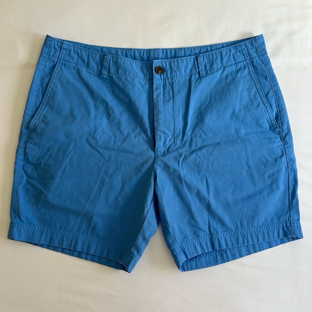 Brooks Brothers Vibrant Blue Flat Front Shorts